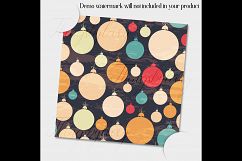 12 Winter Holiday Digital Papers in Vintage Theme Color Product Image 3
