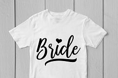Bride And Groom - Wedding SVG EPS DXF PNG Cutting Files Product Image 2