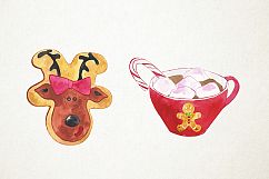 Christmas Cookies Clipart, Christmas Clipart, Gingerbread Cl Product Image 4