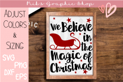 Believe Svg, Christmas Svg, Magic Svg, Christmas Magic Svg Product Image 1