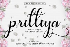 Prilliya Script Product Image 1