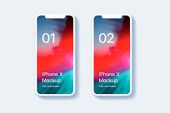 iPhone XS Clay 20 Mockups Scenes 5K - PSD Product Image 8