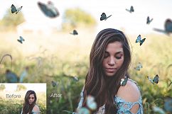 21 Butterflies Photoshop Overlays Product Image 3