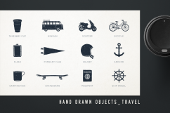 Mr.Hipster. 37 Hand Drawn Objects Product Image 5