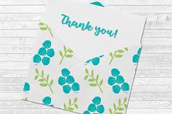 Summer colors flowers. Clip art and digital papers collection. Product Image 6