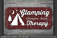 Glamping Cheaper Than Therapy SVG - Glamper Decor SVG - 798 Product Image 3