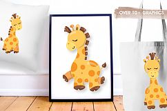 adorable giraffes graphics and illustrations Product Image 5