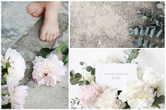 Vintage peony wedding mockups &amp; stock photo bundle Product Image 7