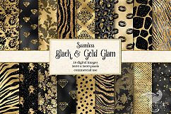 Black and Gold Glam Textures Product Image 1