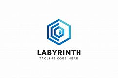 Cyber Labyrinth Logo Tamplate Product Image 1