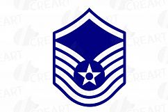 US Air Force enlisted rank insignia collection, US AF vector Product Image 11
