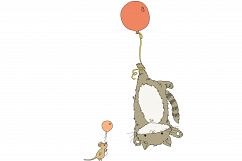 Cat and Mouse | Clip Art Illustrations PNG Product Image 5
