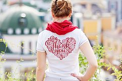 Calligraphy vintage phrase Thank You Product Image 3