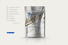Glossy Metallic Doy-Pack With Zipper Product Image 1