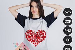 Heart svg DXF pdf jpg PNG - Cutting Files - Wall art - Clip Art  Product Image 6