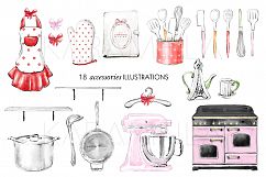 Cooking Clipart, Kitchen Clipart Product Image 6