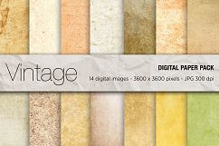 Vintage digital paper, seamless vintage background, scrapbook papers, Instant Download,Old Paper, Vintage Scrapbook Paper, Vintage Paper Product Image 1