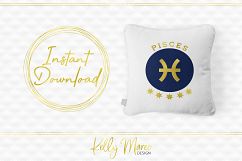 Pisces Zodiac SVG File Product Image 4