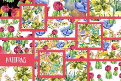 Succulents PNG watercolor set   Product Image 4