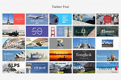 Travel Social Media Banners Product Image 5