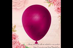 100 Luxury Balloon Clip Arts, Realistic Balloons Product Image 3