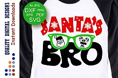 Santa's Bro svg Christmas SVG Xmas decor svg Happy new year Product Image 1
