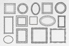 Doodle vector frame brushes Product Image 2