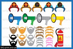 Fireman Props Designs - Clip art / Cutting Files - 57c Product Image 2