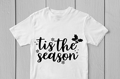 Tis The Season - Christmas SVG EPS DXF PNG Cutting Files Product Image 2