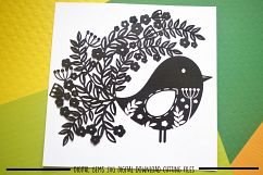 Bird paper cut SVG / DXF / EPS files Product Image 2