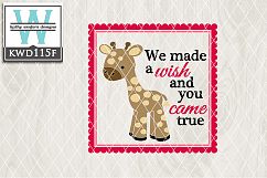 Children Cutting Files KWD115f Product Image 1