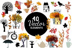 Autumn vector set Product Image 2