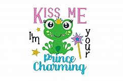 Prince Machine Embroidery Design Saying Children Quotes Product Image 1