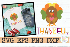 Turkey Thankful SVG DXF EPS PNG JPEG - cutting file Product Image 1