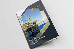 Half Fold Oil and Gas Brochure Template Product Image 3