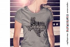 Texas State design - SVG DXF EPS PNG - Cricut &amp; Silhouette - clean cutting files Product Image 2
