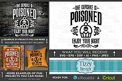 One Cupcake Is Poisoned Enjoy Your Night Svg File - 4025 Product Image 1