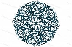 A collection of round hand-drawn patterns Product Image 6