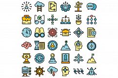 Opportunity icons set vector flat Product Image 1