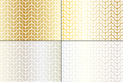 Middle Eastern Patterns Silver Gold Product Image 2