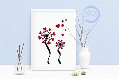Machine Embroidery Design Wedding Tree Hearts Hearts Product Image 1