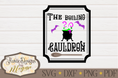 Boiling cauldron svg, dxf, halloween svg, fall svg Product Image 1