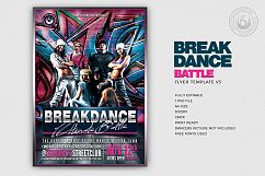 Breakdance Battle Flyer Template V3 Product Image 1