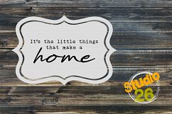 It&#039;s the little things that make a home Product Image 1