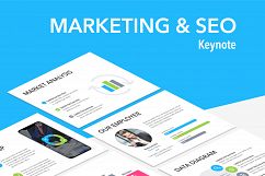 Marketing &amp; SEO Keynote Template Product Image 1
