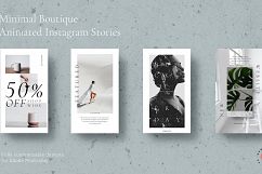 Animated Instagram Stories Templates - Minimal Boutique Product Image 3