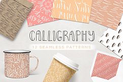 12 Calligraphic patterns Product Image 1