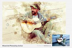 Mixed Art Photoshop Action Product Image 6