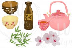Japan Clipart Set, Asian Illustrations Product Image 5