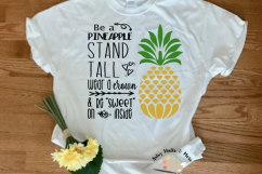 be a pineapple svg cut file pineapple quote svg pineapple Product Image 3